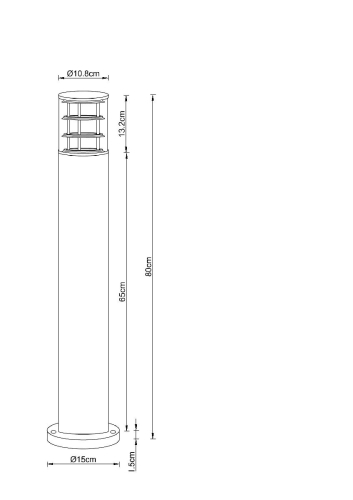 Ландшафтный светильник Arte Lamp Tokyo A5318PA-1BK дополнительное фото фото 2