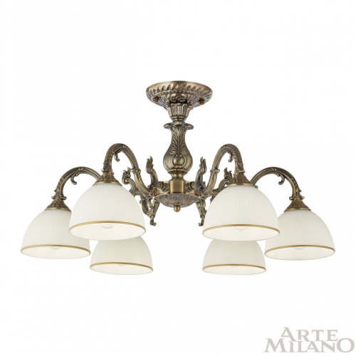 Потолочная люстра Arte Milano 346410/6 AB изображение в интернет-магазине Cramer Light фото 3