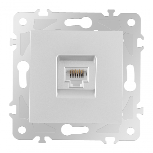 Розетка RJ45 Arte Milano 203.45-1.silver дополнительное фото фото 6