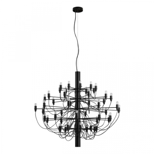 Подвесная люстра Loft IT Gino 10196/1000 Black изображение в интернет-магазине Cramer Light
