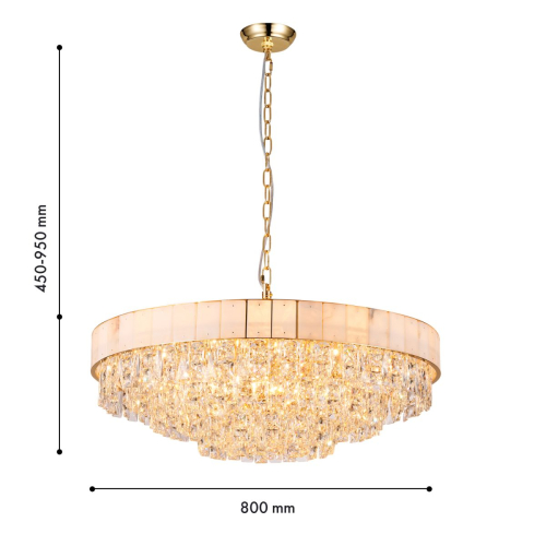 Подвесная люстра Favourite Raffinato 4783-28P изображение в интернет-магазине Cramer Light фото 5