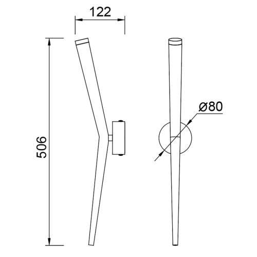 Настенный светильник Mantra Boomerang 9241 изображение в интернет-магазине Cramer Light фото 7