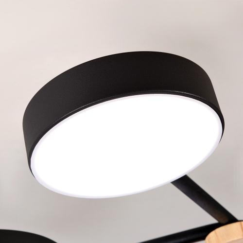 Потолочная люстра LED4U L3201-700 BK изображение в интернет-магазине Cramer Light фото 7