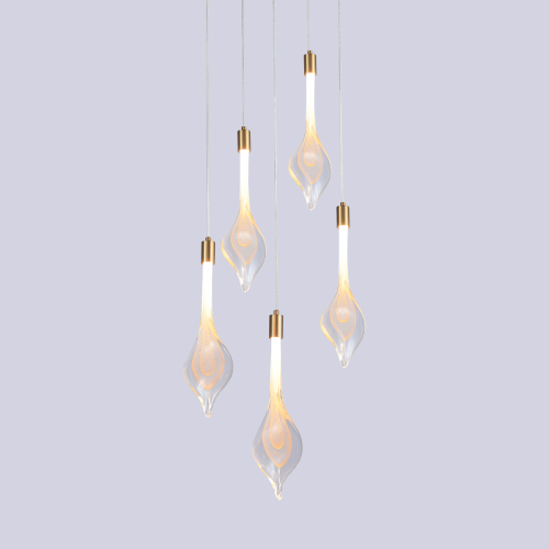 Подвесной светильник Delight Collection P98066-5 antique brass изображение в интернет-магазине Cramer Light фото 2