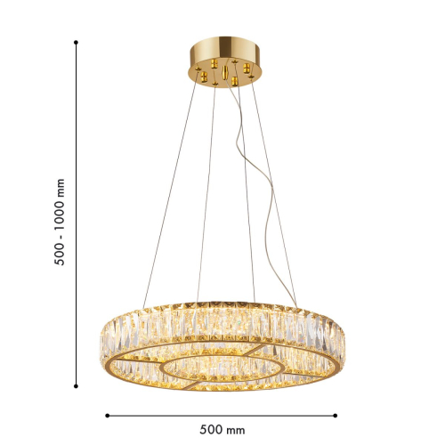 Подвесная люстра Favourite Gloriole 4780-5P изображение в интернет-магазине Cramer Light фото 5
