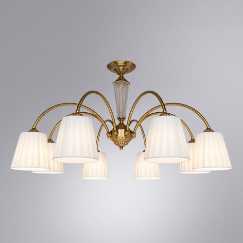 Потолочная люстра Arte Lamp Gracie A7301PL-8PB изображение в интернет-магазине Cramer Light фото 2