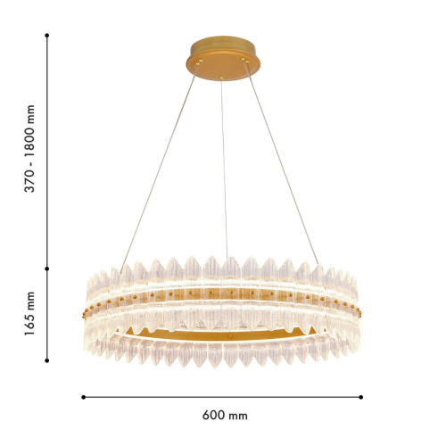 Подвесная люстра Favourite Mirabella 4754-7P изображение в интернет-магазине Cramer Light фото 3