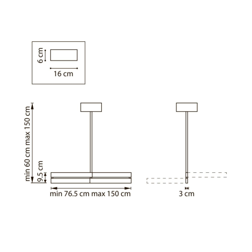 Люстра на штанге Lightstar Dive 740147 изображение в интернет-магазине Cramer Light фото 2