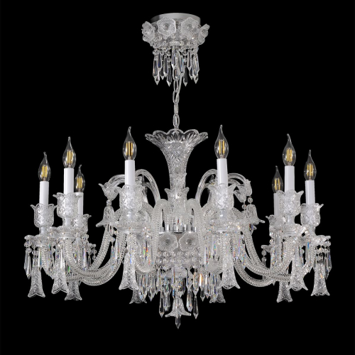Подвесная люстра Crystal Lux VERSAILLES SP10 CHROME изображение в интернет-магазине Cramer Light фото 4