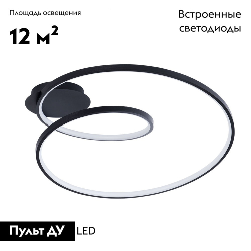 Потолочная люстра Arte Lamp Millo A3893PL-30BK изображение в интернет-магазине Cramer Light фото 2