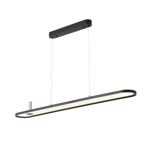 Подвесной светильник Crystal Lux CONTOUR SP45W LED BLACK изображение в интернет-магазине Cramer Light фото 6