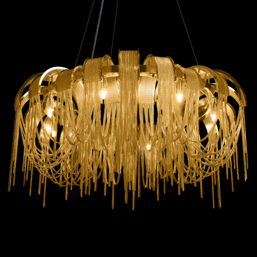 Подвесная люстра Loft IT Volver 10404/800 GD изображение в интернет-магазине Cramer Light фото 8
