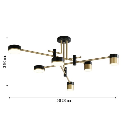 Люстра на штанге Favourite Modul 4013-6P изображение в интернет-магазине Cramer Light фото 3