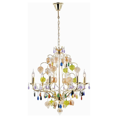 Подвесная люстра Arte Lamp Ricchezza A2011LM-6GO изображение в интернет-магазине Cramer Light