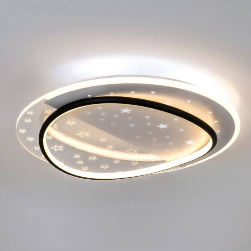 Потолочный светильник LED4U L1036-480 BK изображение в интернет-магазине Cramer Light фото 5