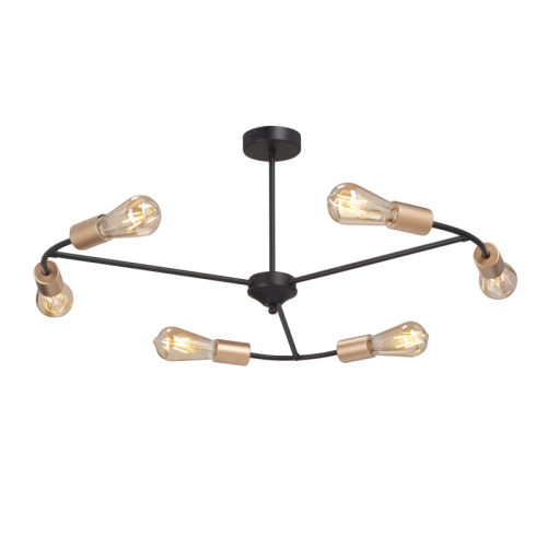 Люстра на штанге Vitaluce V3025-1/6PL изображение в интернет-магазине Cramer Light