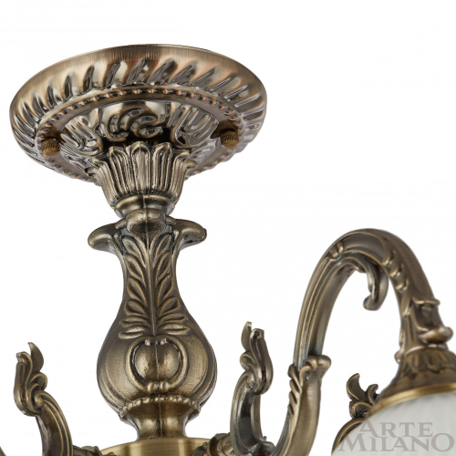 Потолочная люстра Arte Milano 346410/8 AB изображение в интернет-магазине Cramer Light фото 8