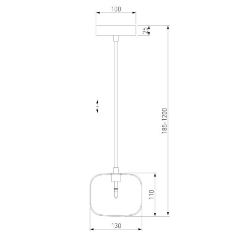 Подвесной светильник Eurosvet Jar 50128/1 хром изображение в интернет-магазине Cramer Light фото 5