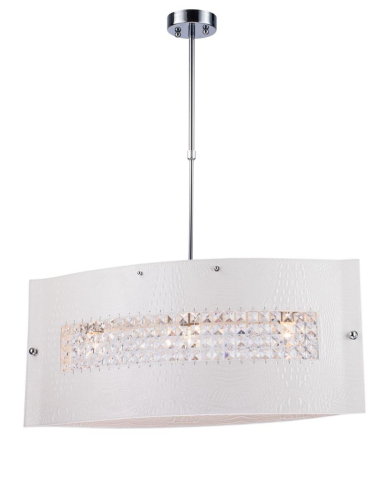 Подвесной светильник Lucia Tucci Pelle Bianca 2010.3 изображение в интернет-магазине Cramer Light