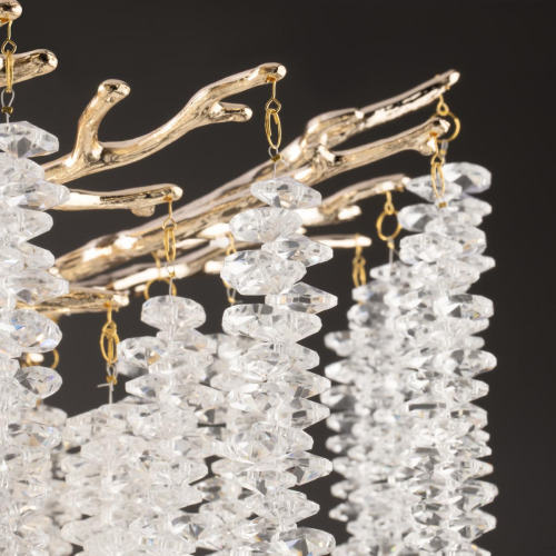 Люстра на штанге Freya Mineral FR1010CL-08G изображение в интернет-магазине Cramer Light фото 4