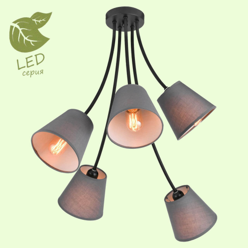 Подвесная люстра Lussole Lgo Lafayette GRLSP-8266 изображение в интернет-магазине Cramer Light фото 3