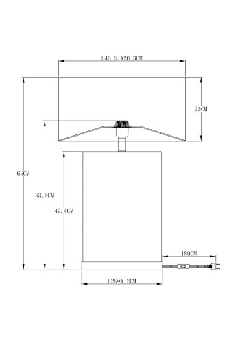 Настольная лампа Arte Lamp Zulu A5058LT-1PB изображение в интернет-магазине Cramer Light фото 5