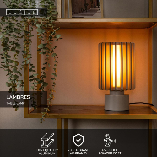 Настольная лампа Lucide Lambres 45510/01/41 изображение в интернет-магазине Cramer Light фото 3