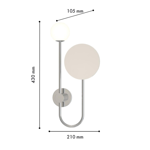 Настенный светильник Favourite Venus 4565-1W изображение в интернет-магазине Cramer Light фото 2
