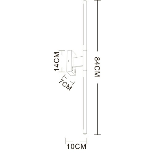 Настенный светильник Arte Lamp Lines A2029AP-1PB изображение в интернет-магазине Cramer Light фото 4