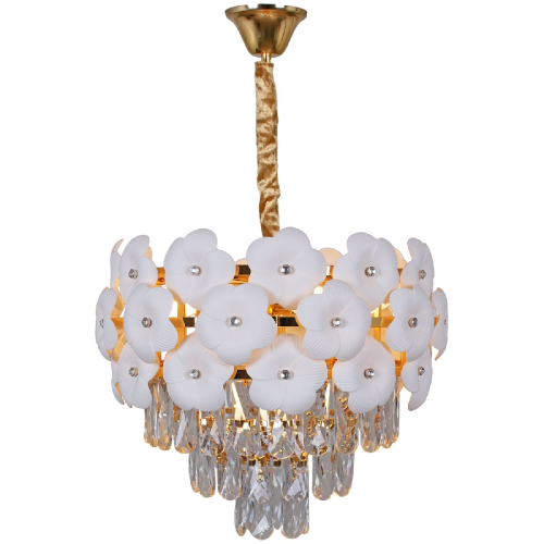 Подвесная люстра Illumico IL8139-5РLY-39 GD WT изображение в интернет-магазине Cramer Light