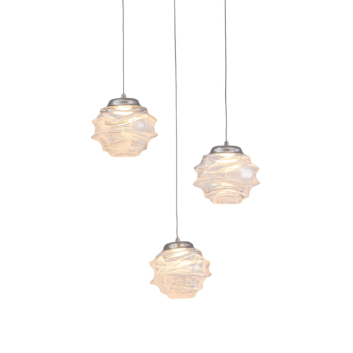 Подвесной светильник Delight Collection MD25030003-3A chrome/clear изображение в интернет-магазине Cramer Light