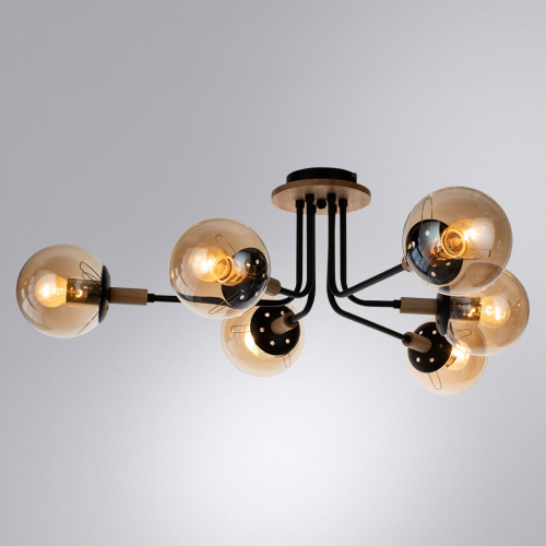 Потолочная люстра Arte Lamp Oxford A2716PL-6BK изображение в интернет-магазине Cramer Light фото 4