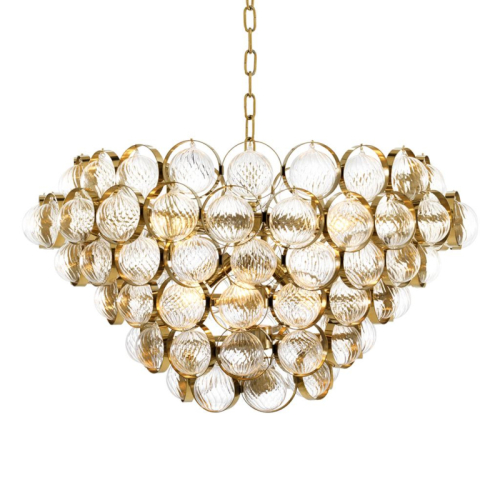 Подвесная люстра Delight Collection Opera KM0930P-8 brass изображение в интернет-магазине Cramer Light
