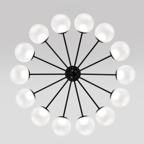 Потолочная люстра Eurosvet Vinter 201057 LED черный a072623 изображение в интернет-магазине Cramer Light фото 3