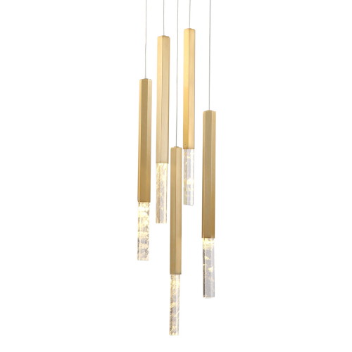 Подвесной светильник DeLight Collection Vita MD7747-5A brass изображение в интернет-магазине Cramer Light