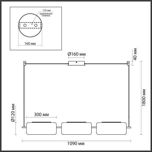 Подвесная люстра Odeon Light Kavia 5003/30L изображение в интернет-магазине Cramer Light фото 2