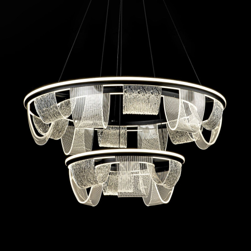 Подвесная люстра LED4U L7706-800-460 BK изображение в интернет-магазине Cramer Light фото 4