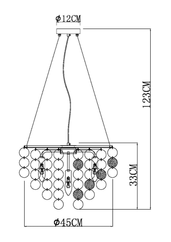 Подвесная люстра Arte Lamp Pipirima A4100LM-6CC изображение в интернет-магазине Cramer Light фото 6