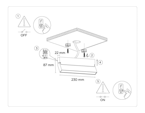 Настенно-потолочный светильник Ambrella Light Move TA1821 изображение в интернет-магазине Cramer Light фото 9