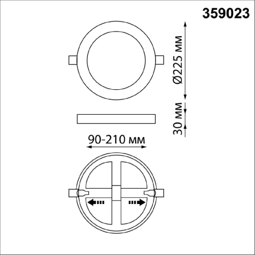 Встраиваемый светильник Novotech Span 359023 изображение в интернет-магазине Cramer Light фото 10