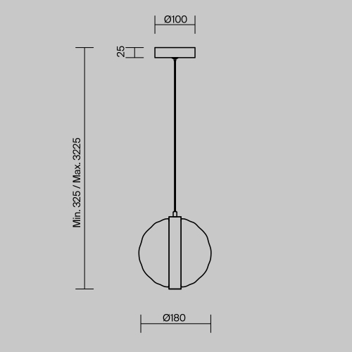 Подвесной светильник Maytoni Misterio MOD379PL-L6B3K изображение в интернет-магазине Cramer Light фото 10