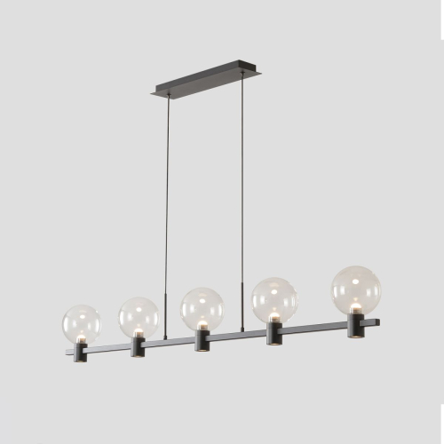 Подвесной светильник Crystal Lux DUET SP35W LED BLACK изображение в интернет-магазине Cramer Light фото 3