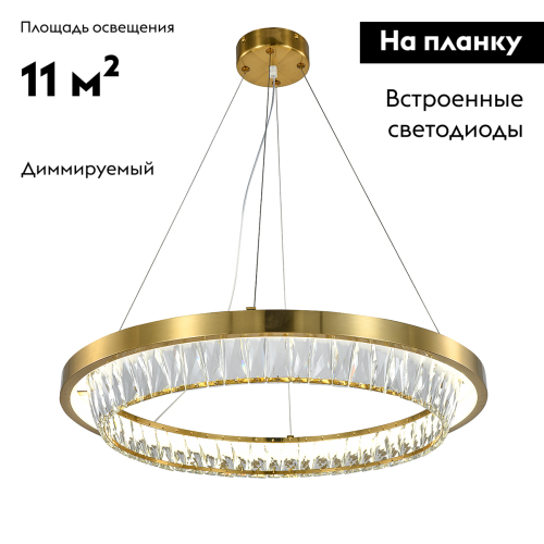 Подвесная люстра Indigo Riva 12045/1P Brass V000102L изображение в интернет-магазине Cramer Light фото 2