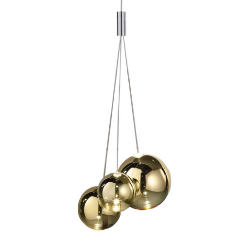 Подвесной светильник Delight Collection 19152 19152P/3  gold изображение в интернет-магазине Cramer Light