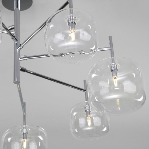 Потолочная люстра Eurosvet Jar 70128/7 хром изображение в интернет-магазине Cramer Light фото 3