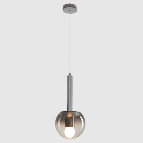 Подвесной светильник Crystal Lux ECLIPSE SP1 D130 CHROME изображение в интернет-магазине Cramer Light фото 2