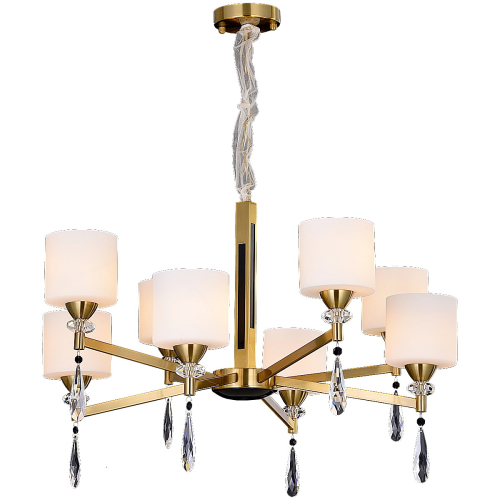 Подвесная люстра Illumico IL5182-8PLS-29 BRASS KELTIC изображение в интернет-магазине Cramer Light фото 2