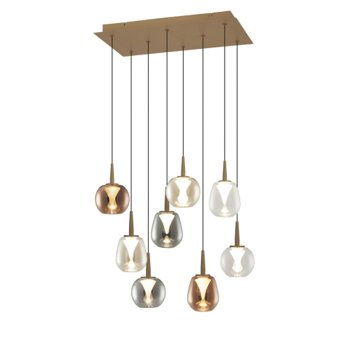 Каскадная люстра Mantra Andromeda 8934+8PL изображение в интернет-магазине Cramer Light