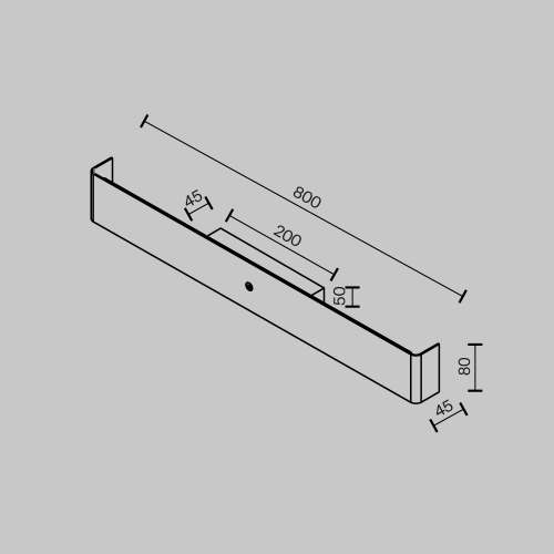 Настенный светильник Maytoni Bracket MOD492WL-L16BK изображение в интернет-магазине Cramer Light фото 5