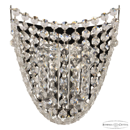Настенный светильник Bohemia Ivele Crystal 778B/19 Ni изображение в интернет-магазине Cramer Light